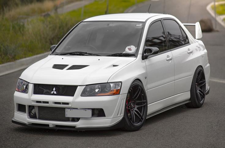 MITSUBISHI EVO CC02 MATTE BLACK